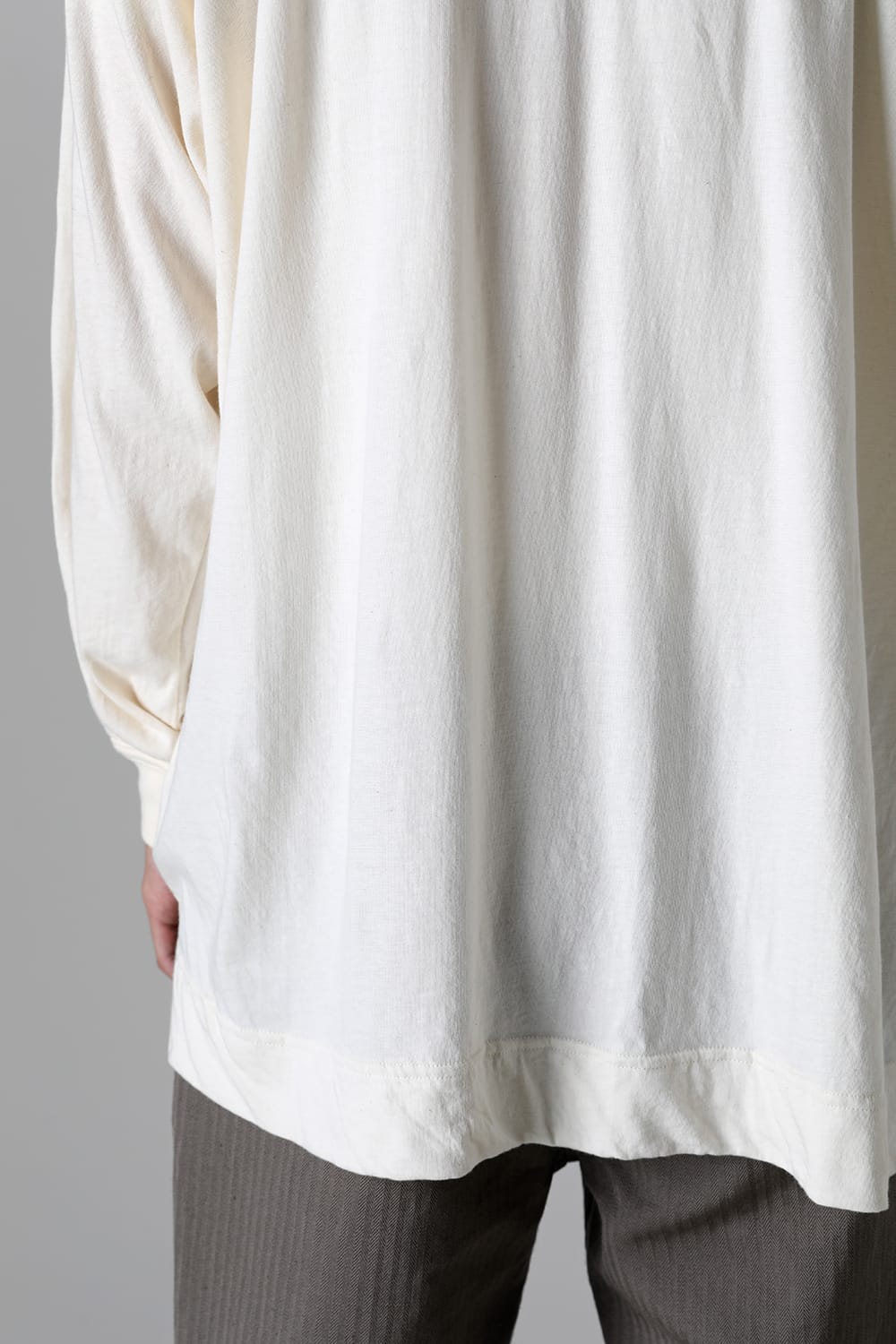 ロングスリーブTシャツ コットンウールジャージー キナリ