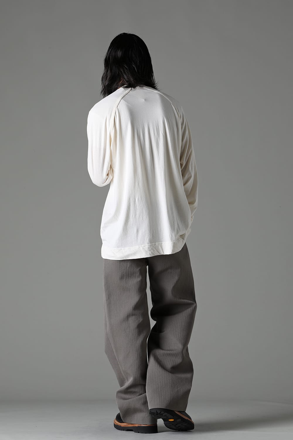 ロングスリーブTシャツ コットンウールジャージー キナリ