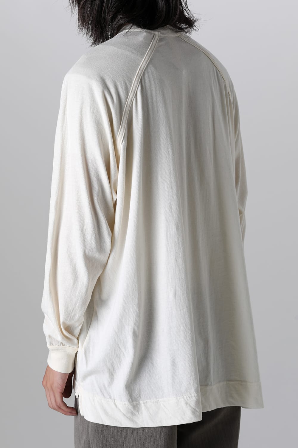 ロングスリーブTシャツ コットンウールジャージー キナリ