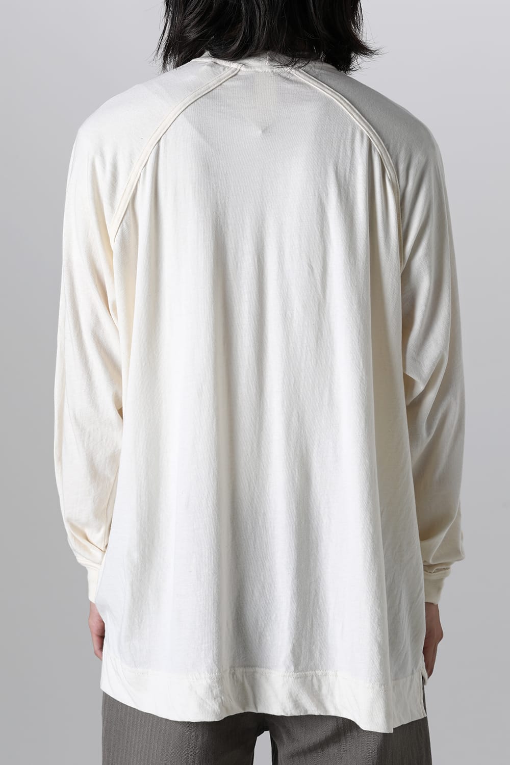 ロングスリーブTシャツ コットンウールジャージー キナリ