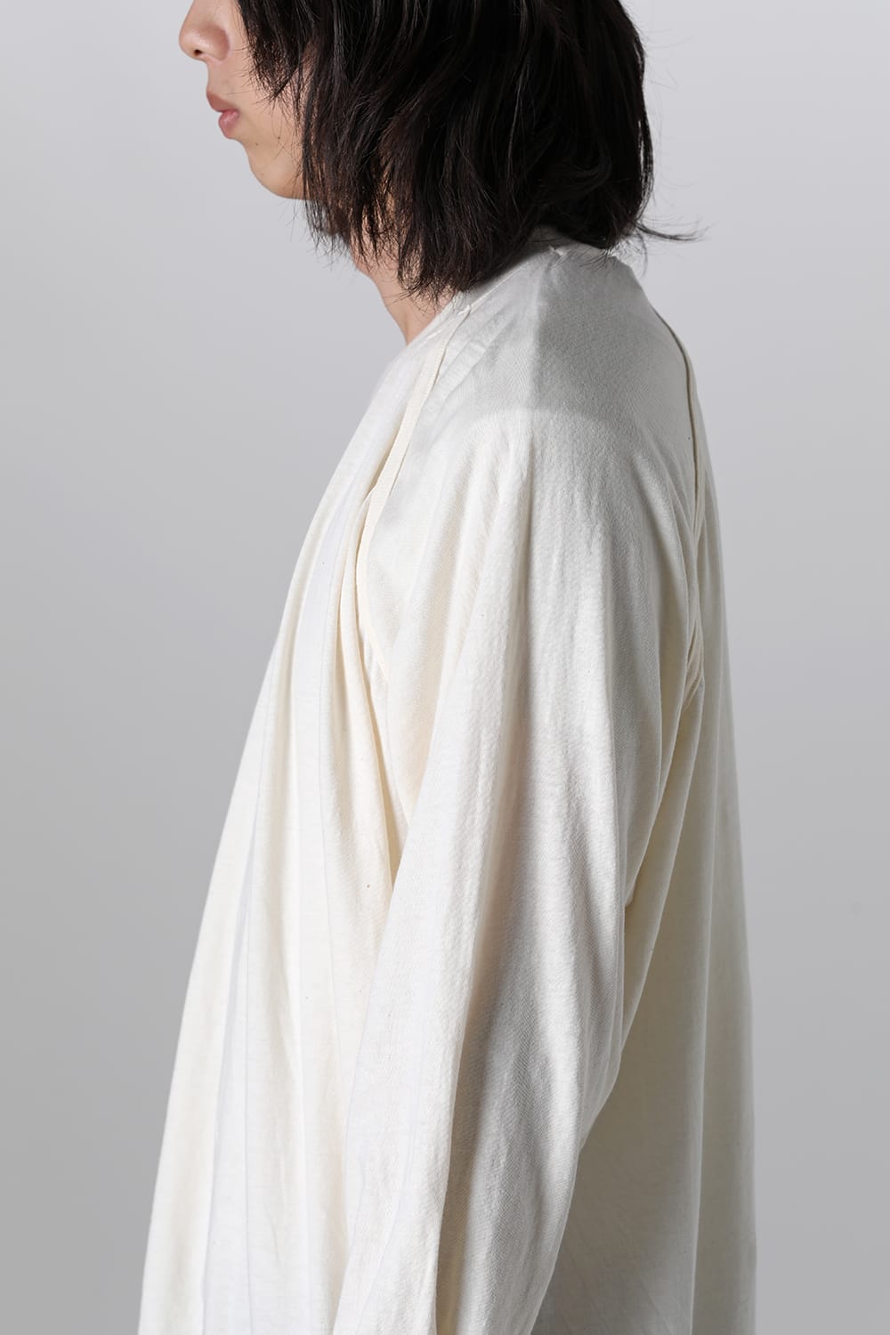 ロングスリーブTシャツ コットンウールジャージー キナリ