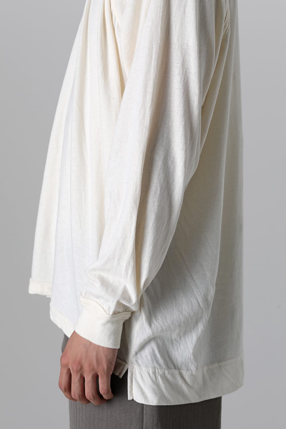 ロングスリーブTシャツ コットンウールジャージー キナリ