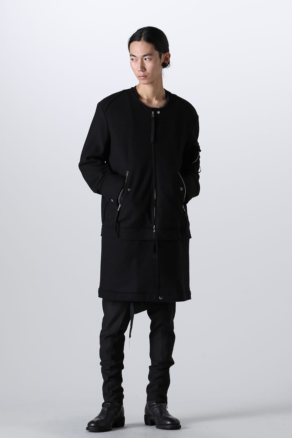 Convertible Longline Bomber Jacket Regular