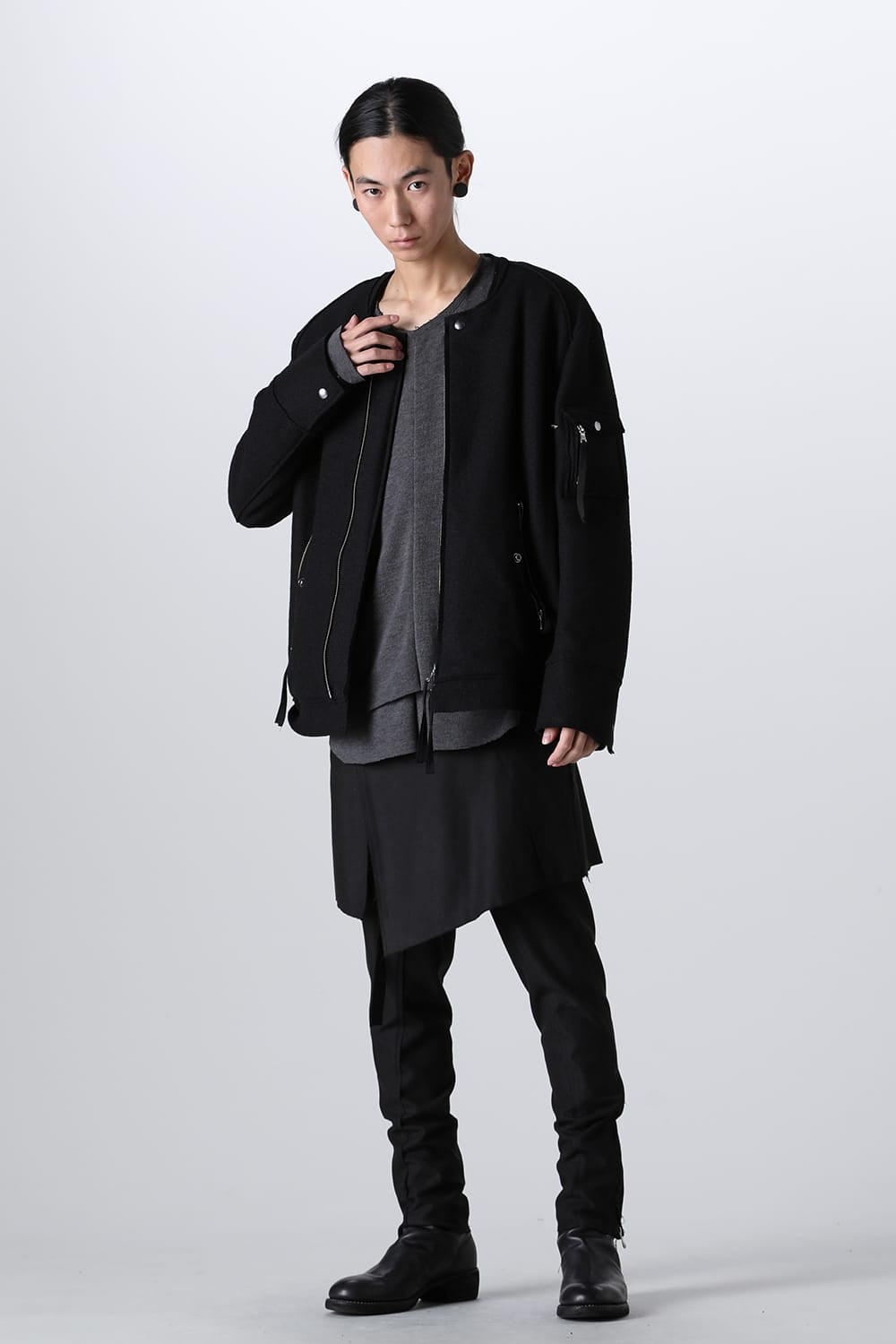 Convertible Longline Bomber Jacket Regular