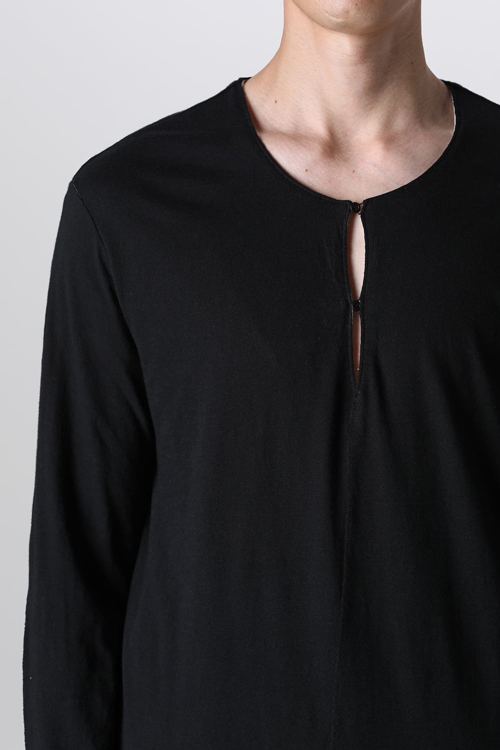 LAYERED TUNIC CUTSEW Black/White