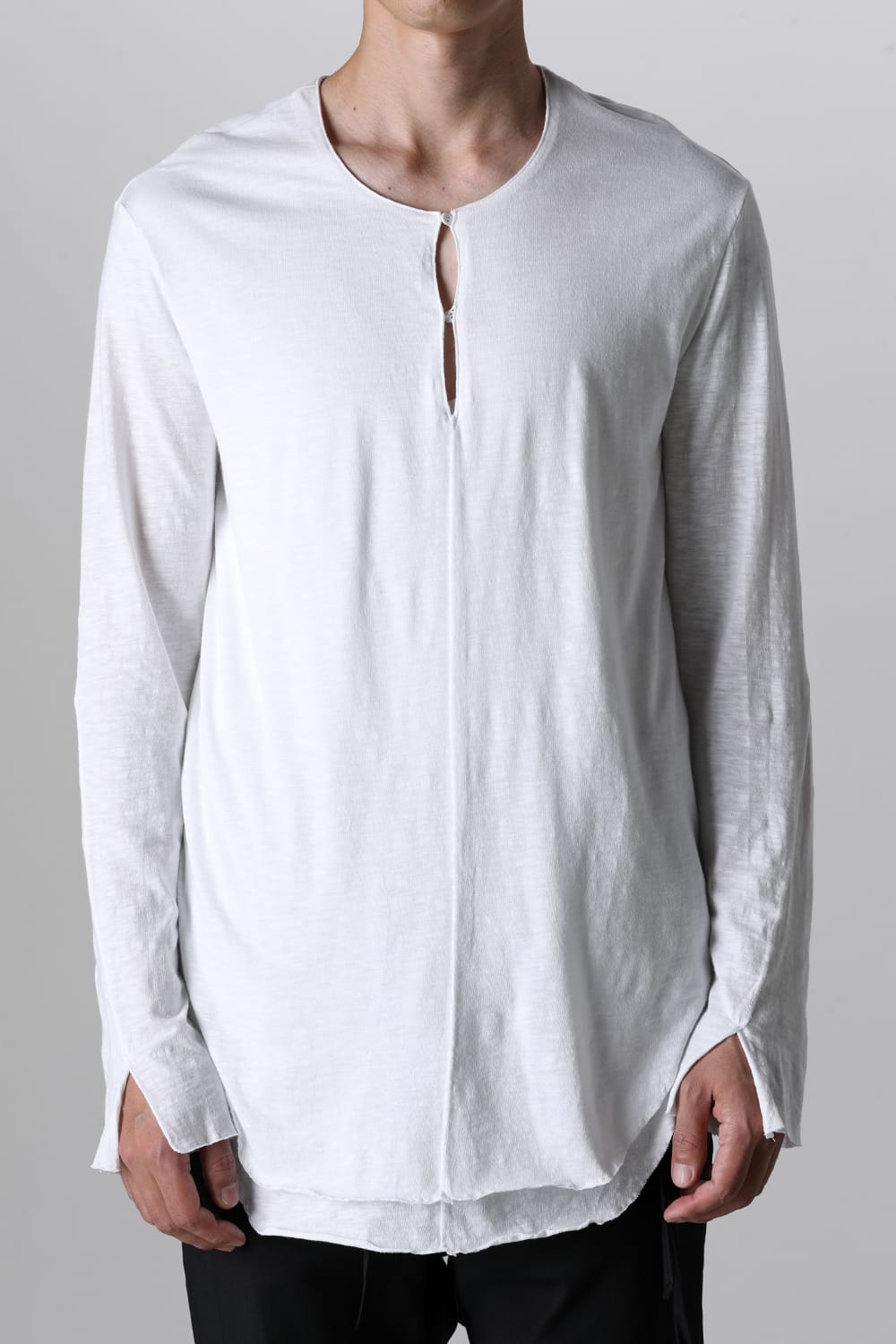 LAYERED TUNIC CUTSEW White/White