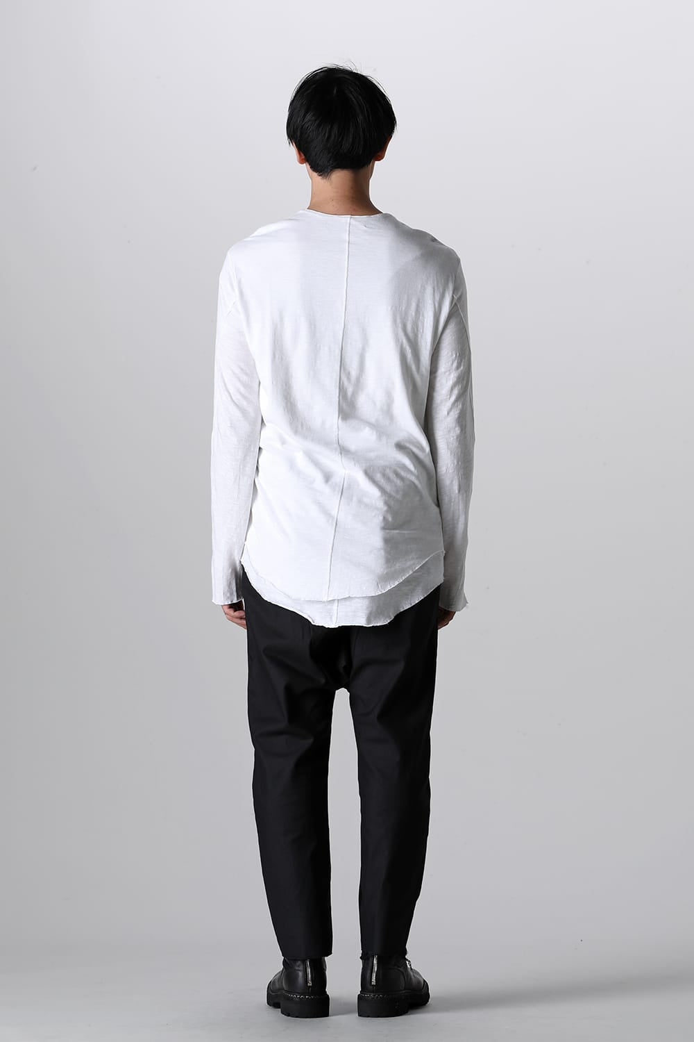 LAYERED TUNIC CUTSEW White/White