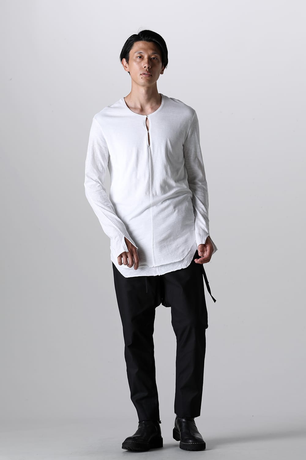 LAYERED TUNIC CUTSEW White/White