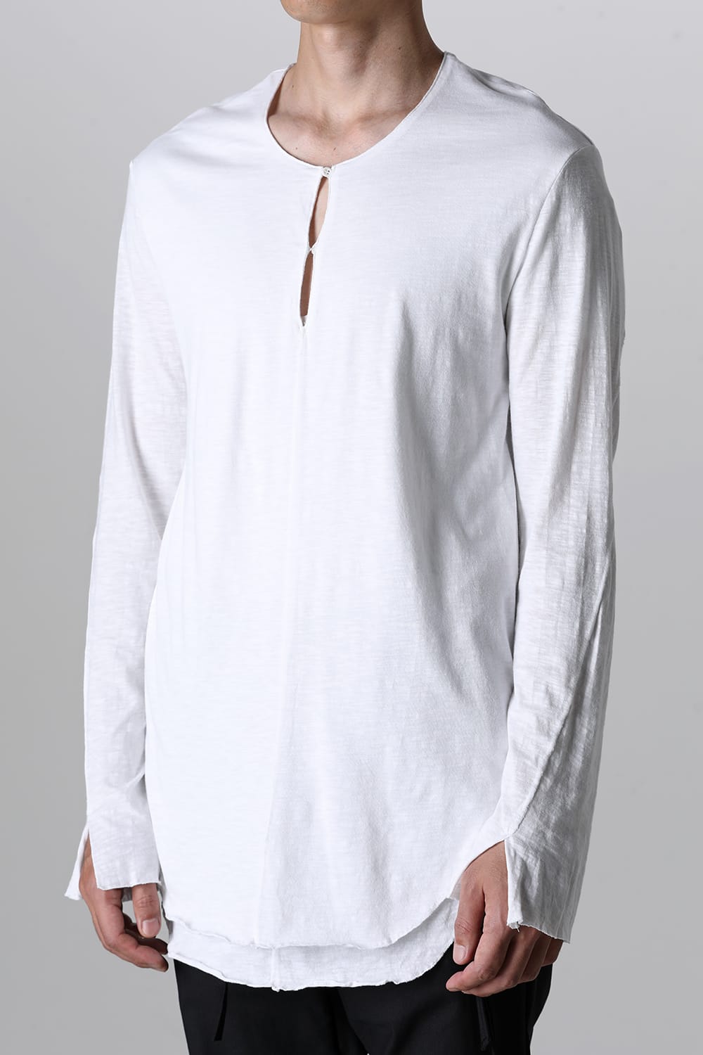 LAYERED TUNIC CUTSEW White/White