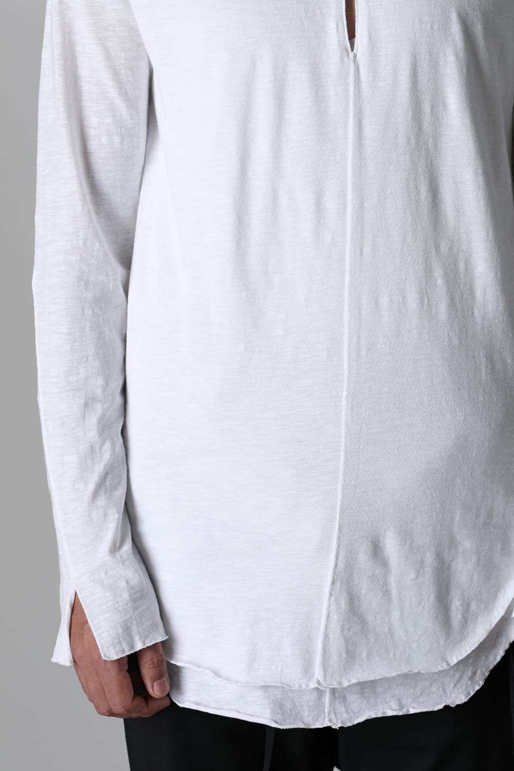 LAYERED TUNIC CUTSEW White/White