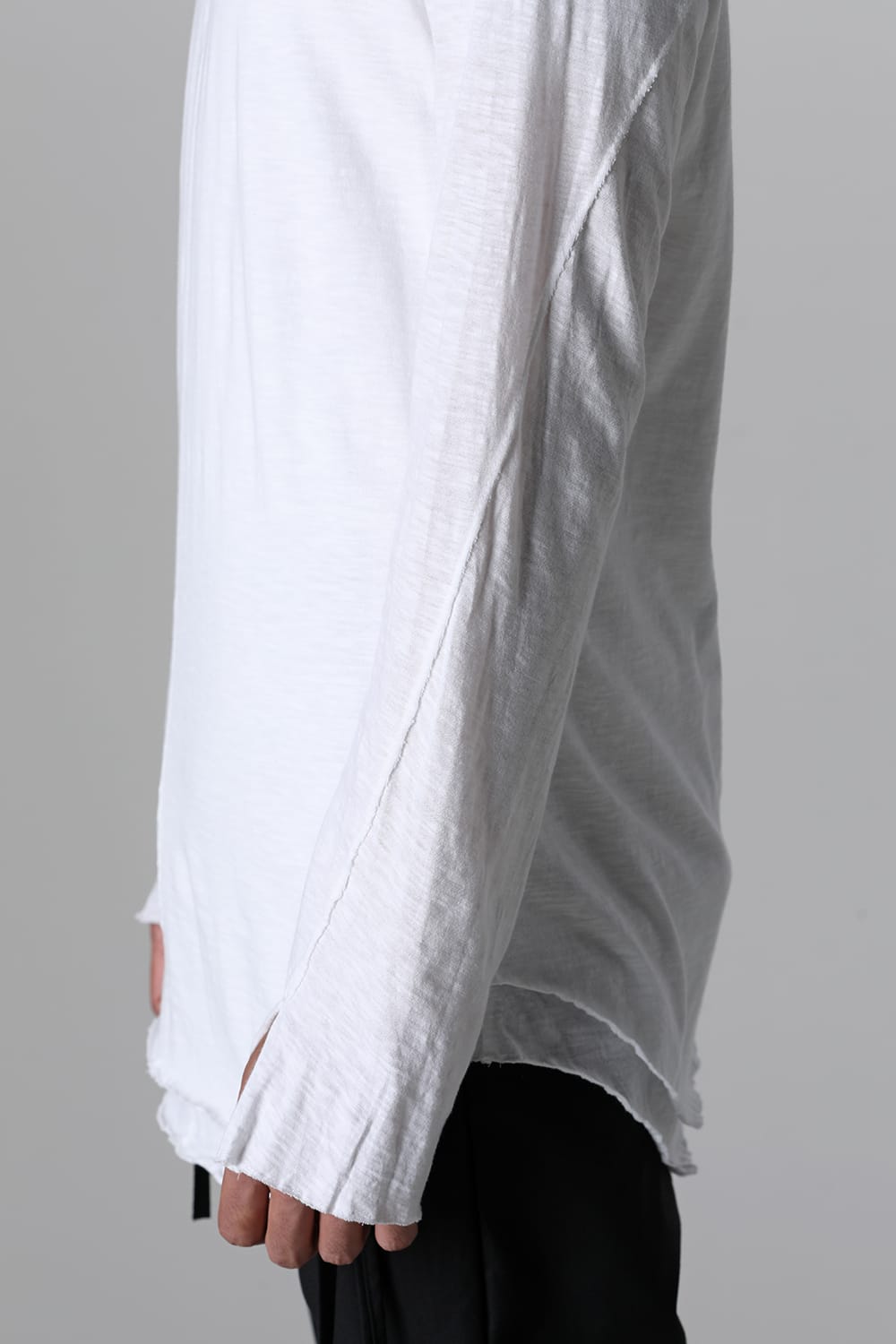 LAYERED TUNIC CUTSEW White/White
