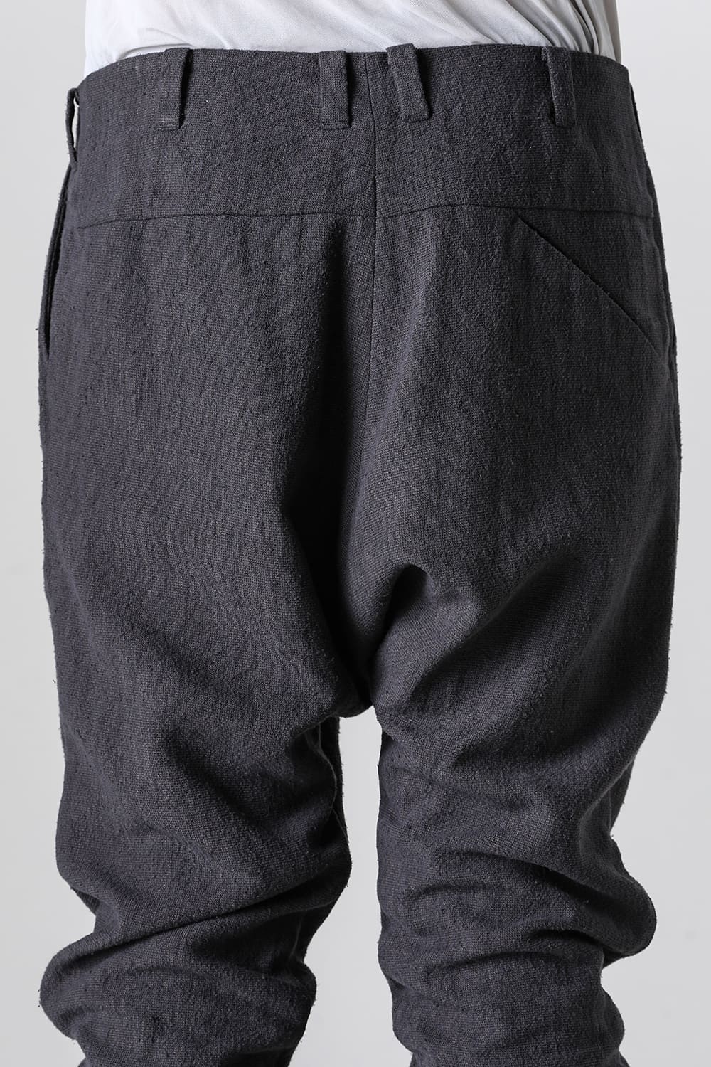 Slim pants silk / linen