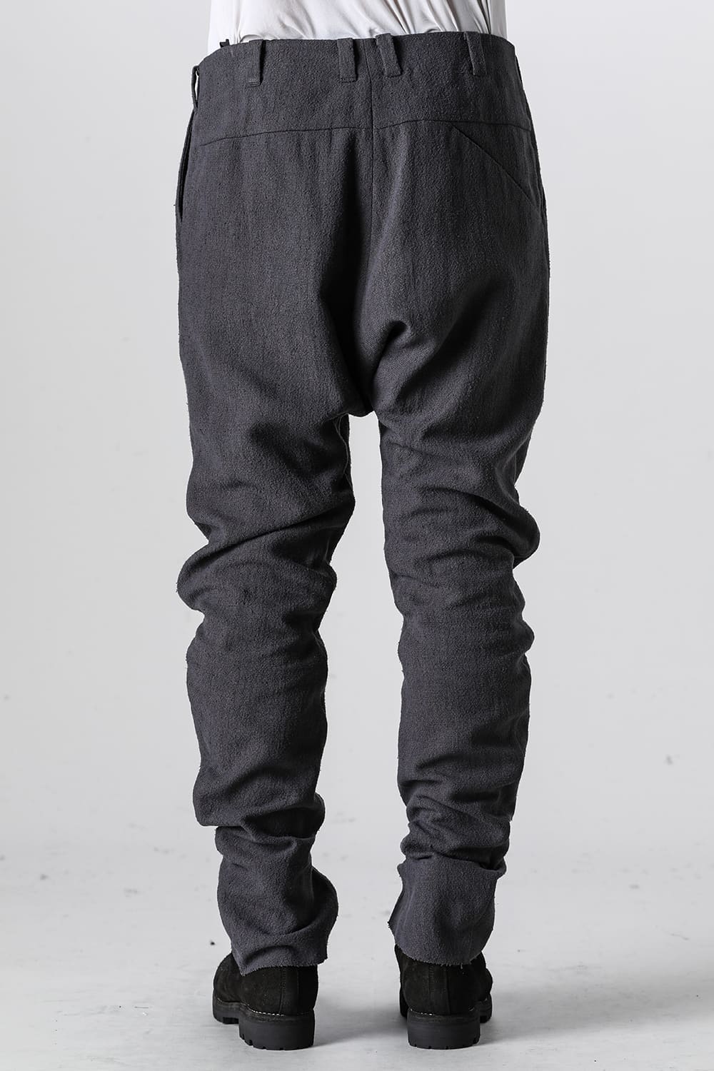 Slim pants silk / linen