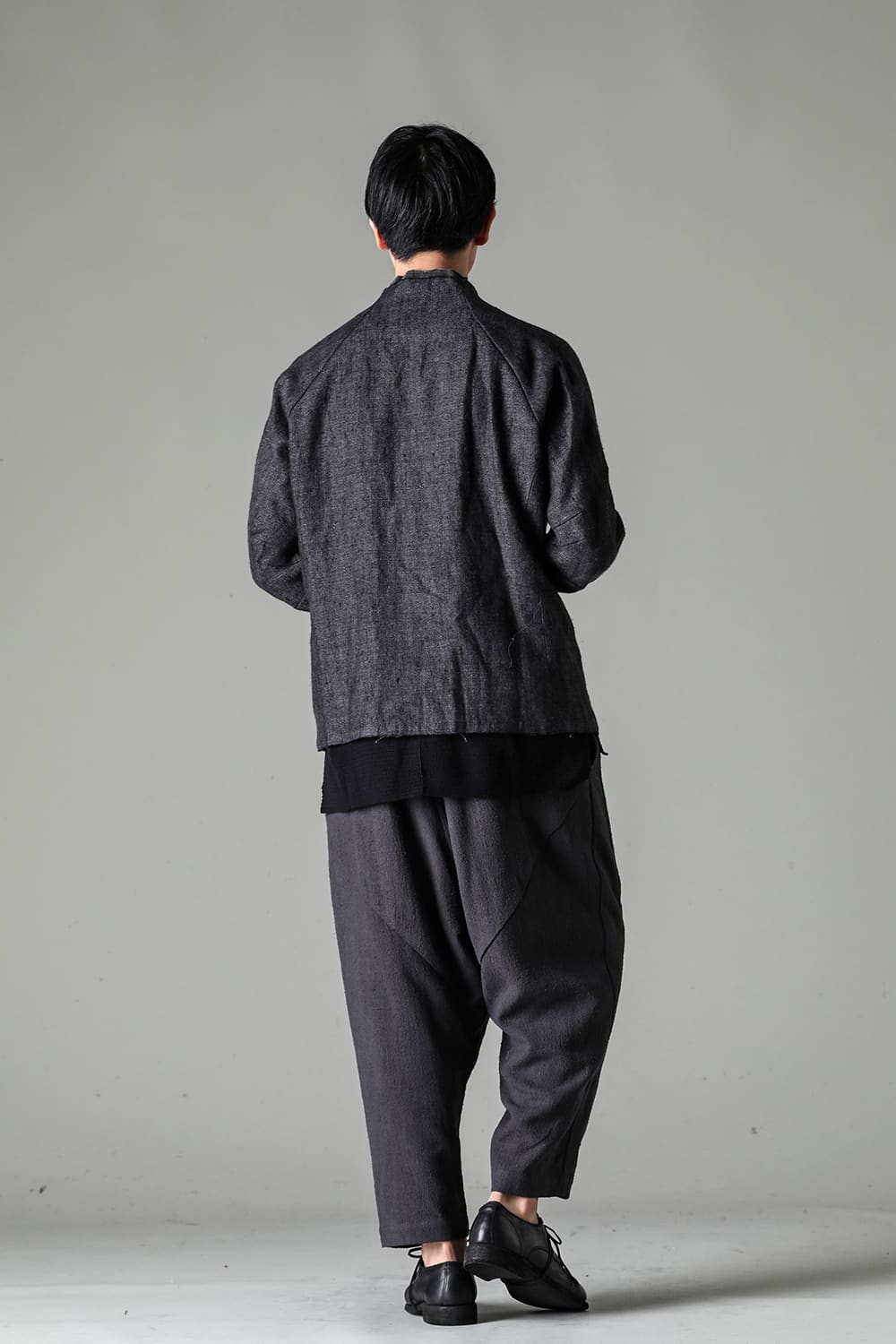 ドロップクロッチパンツ シルク/リネン