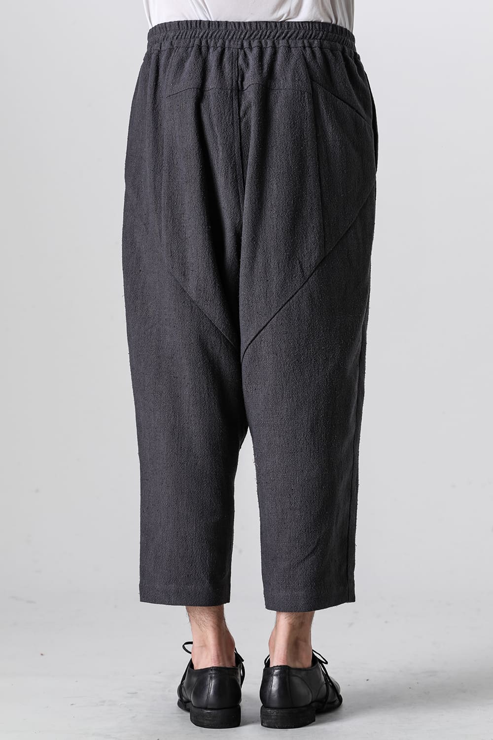 ドロップクロッチパンツ シルク/リネン