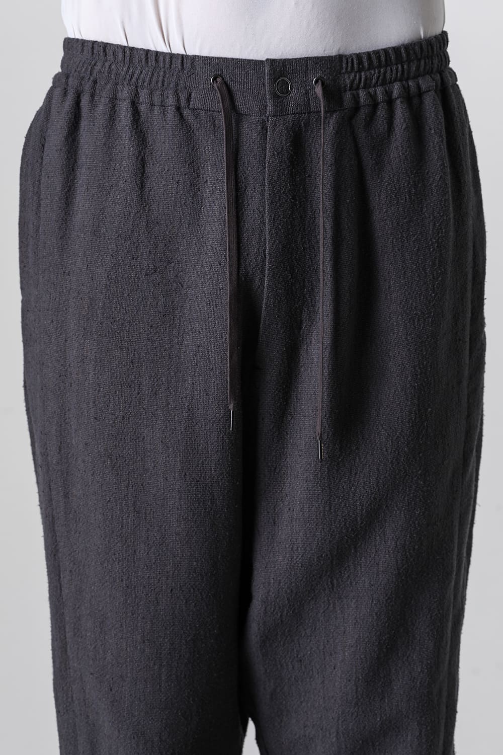 ドロップクロッチパンツ シルク/リネン