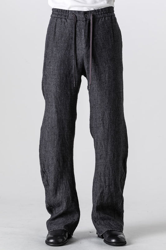 Anatomical easy pants Heavy linen