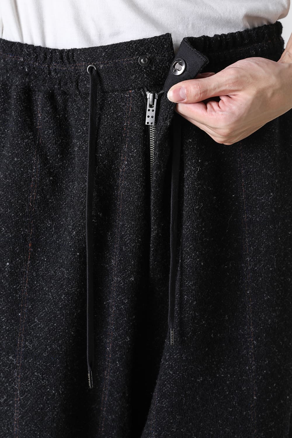 Relaxed pants Shetland wool