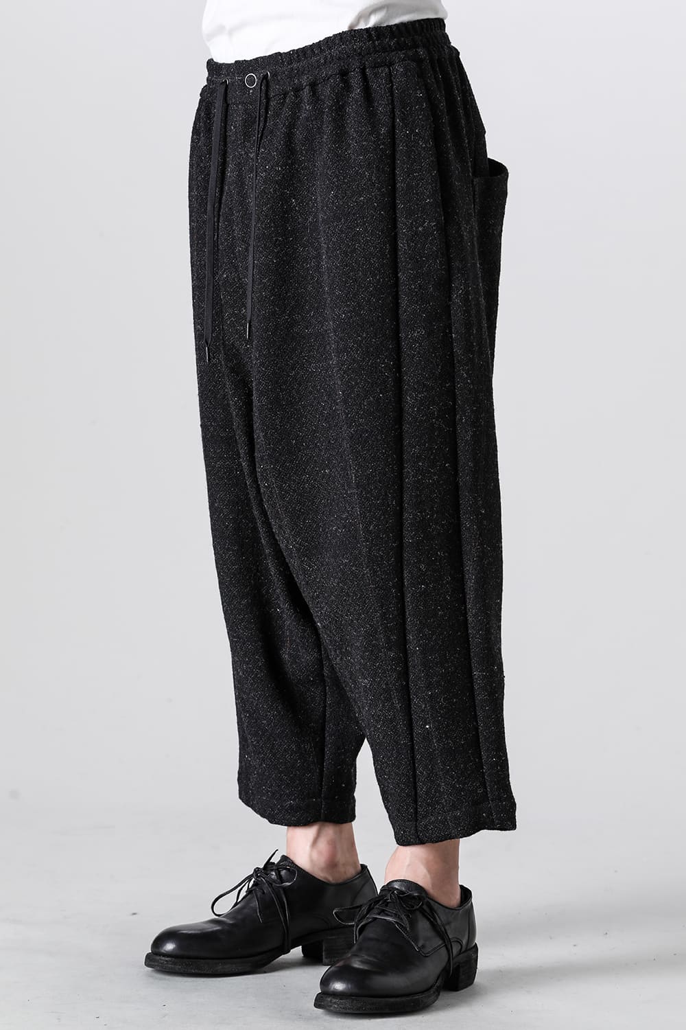 Relaxed pants Shetland wool