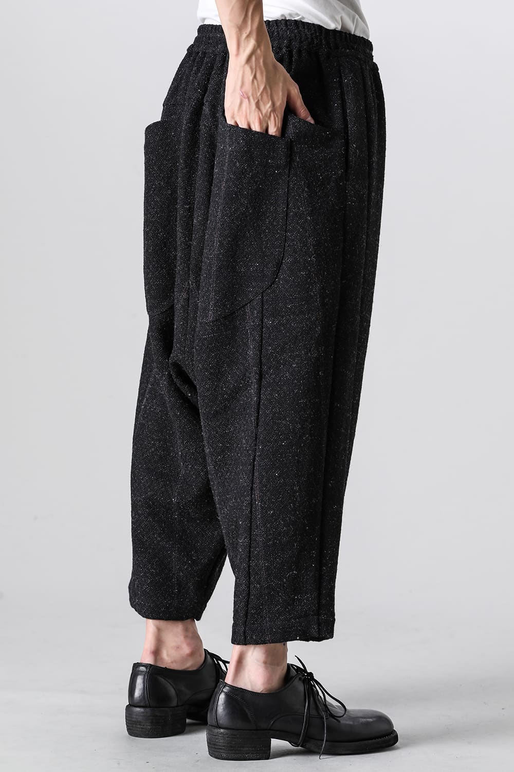 Relaxed pants Shetland wool