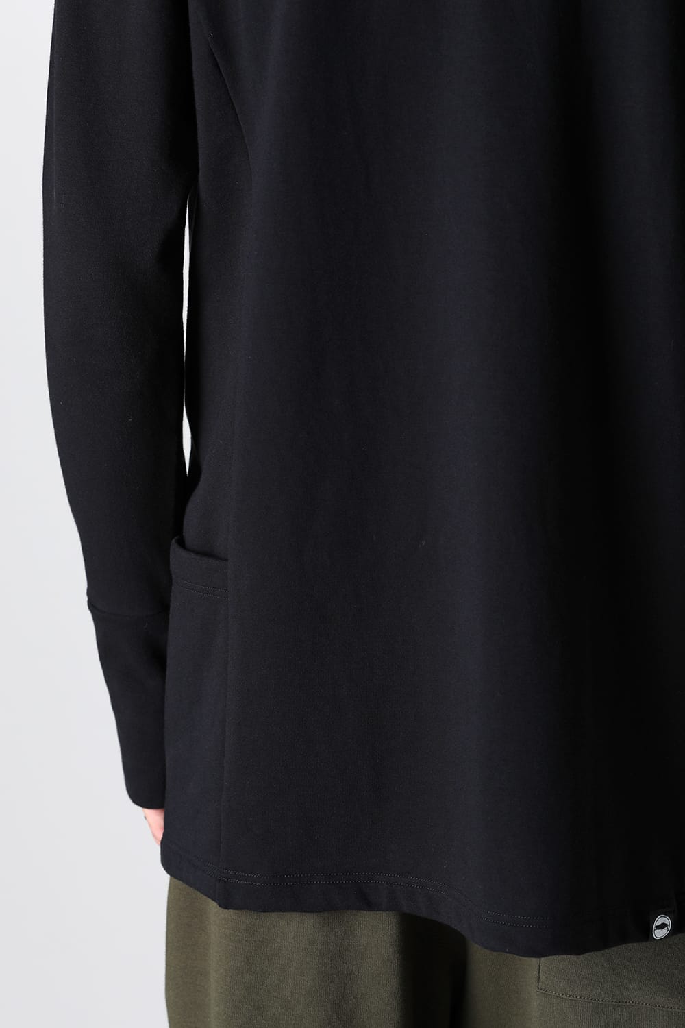 Henry Zip Up Jersey Black