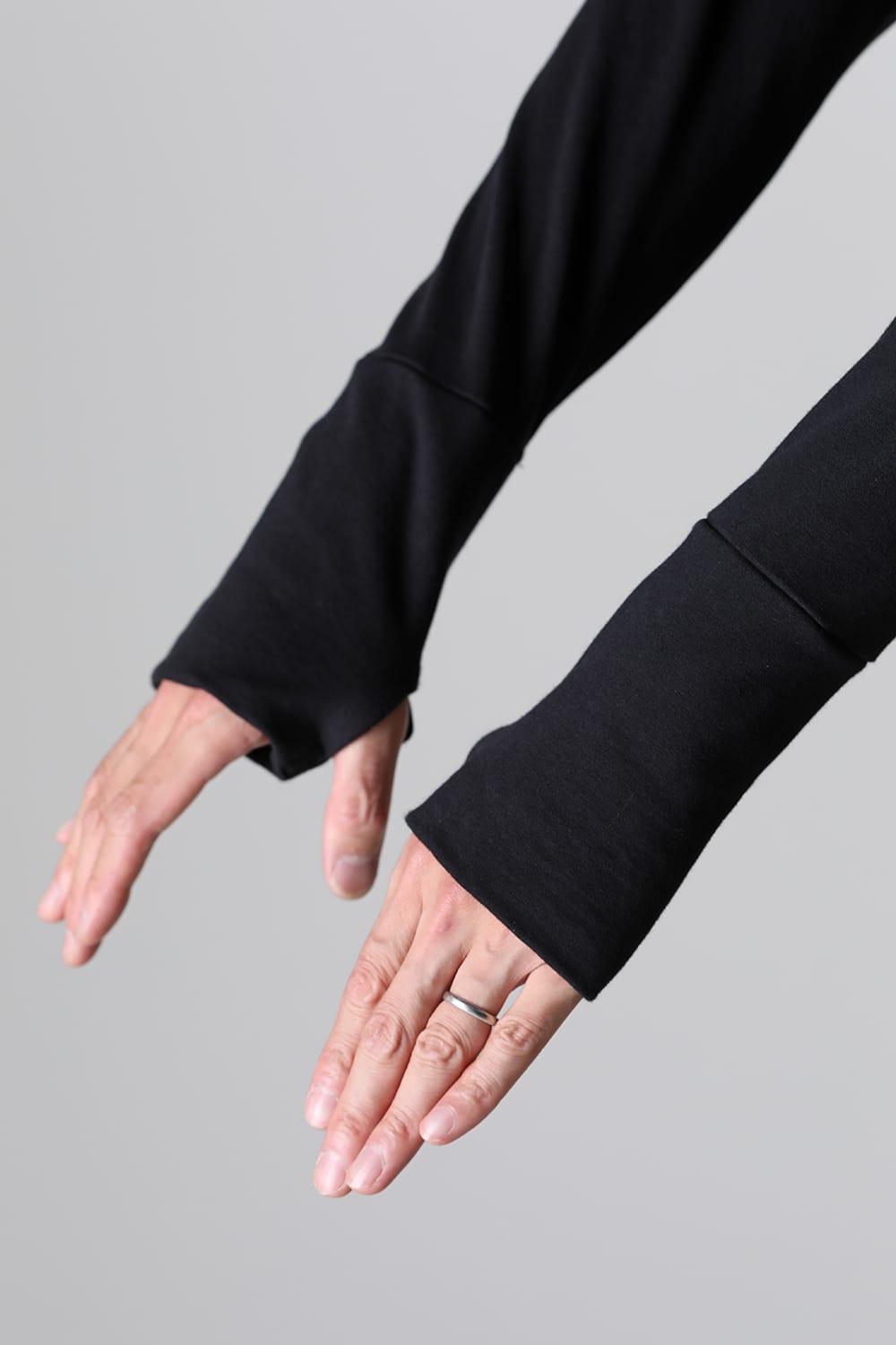 Henry Zip Up Jersey Black