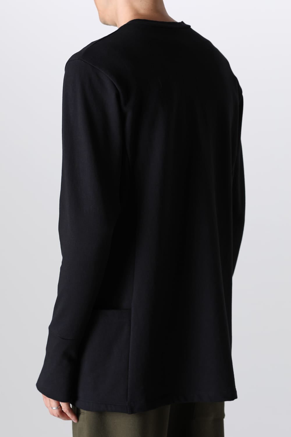 Henry Zip Up Jersey Black