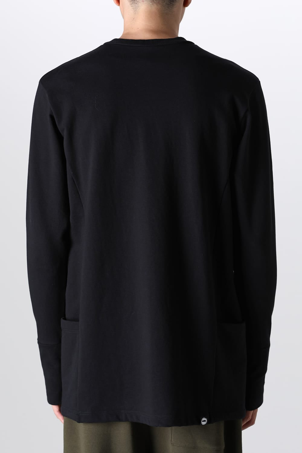 Henry Zip Up Jersey Black