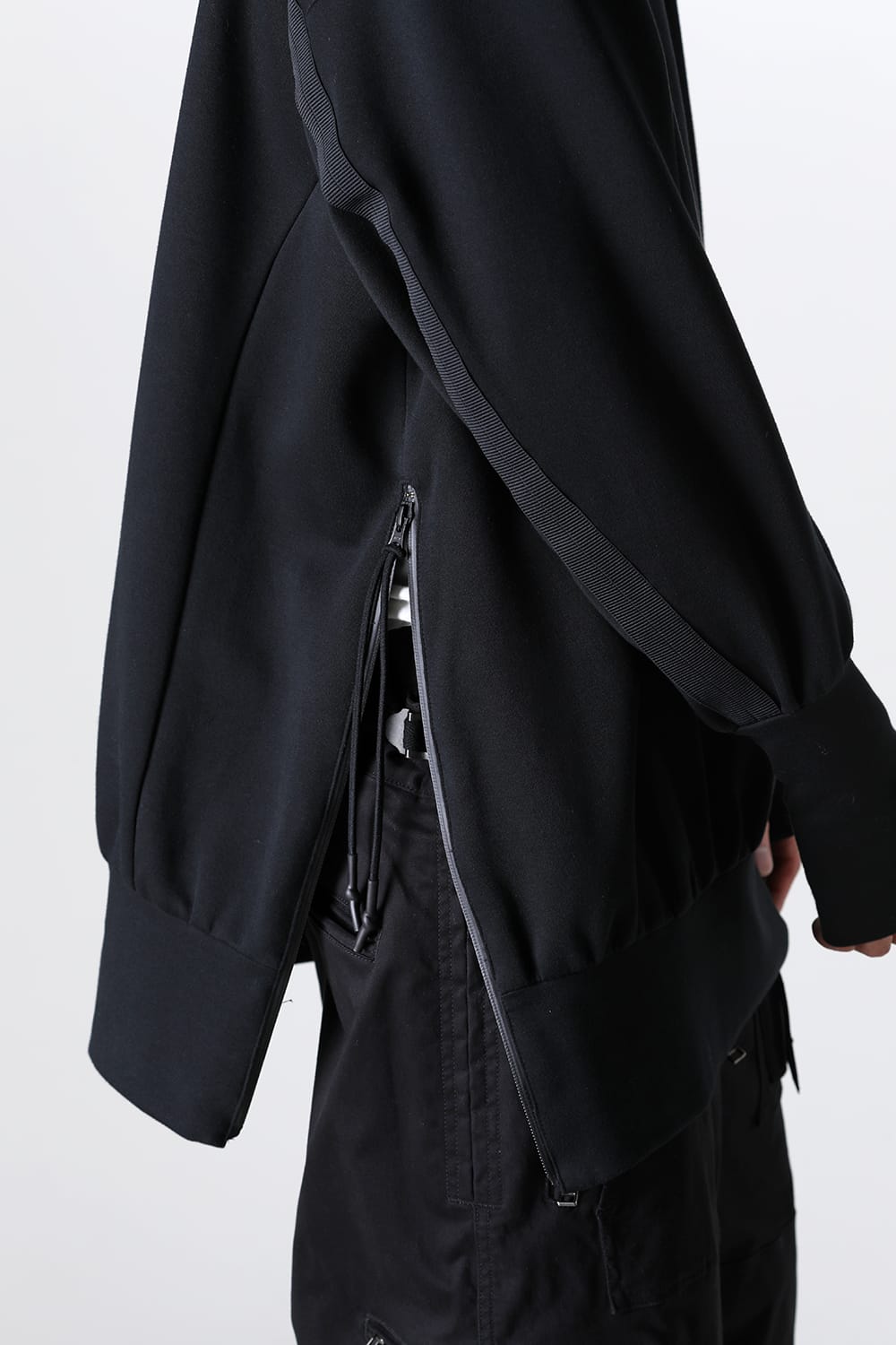 ライン プルオーバージャージー ブラック