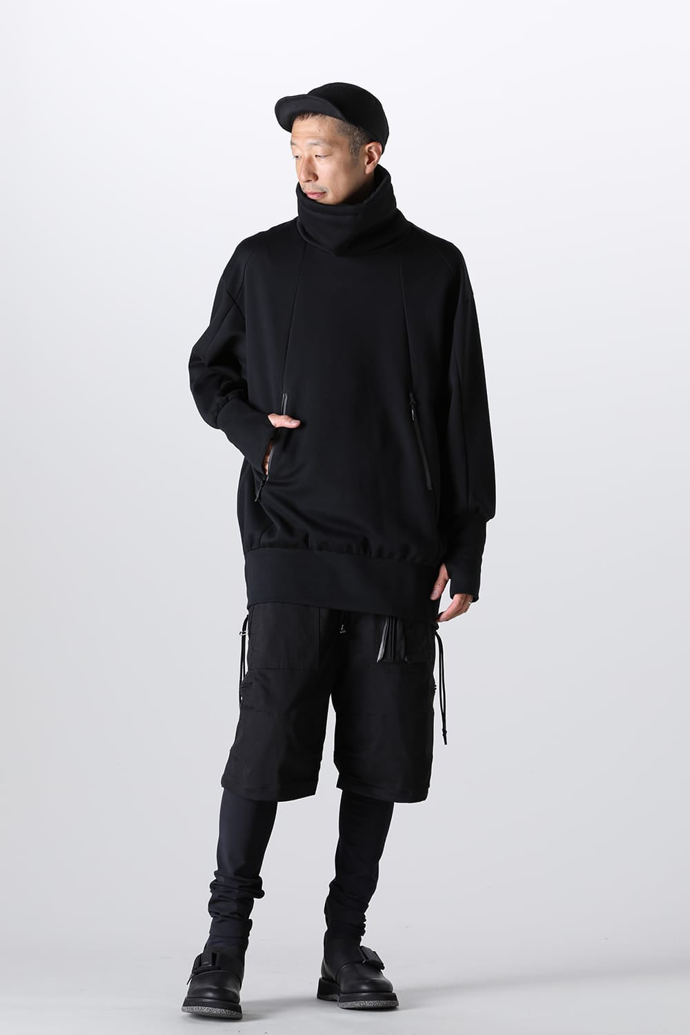 ライン プルオーバージャージー ブラック