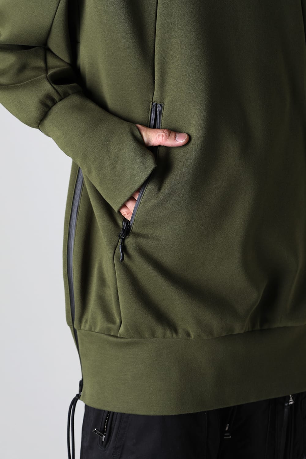 ライン プルオーバージャージー カーキ