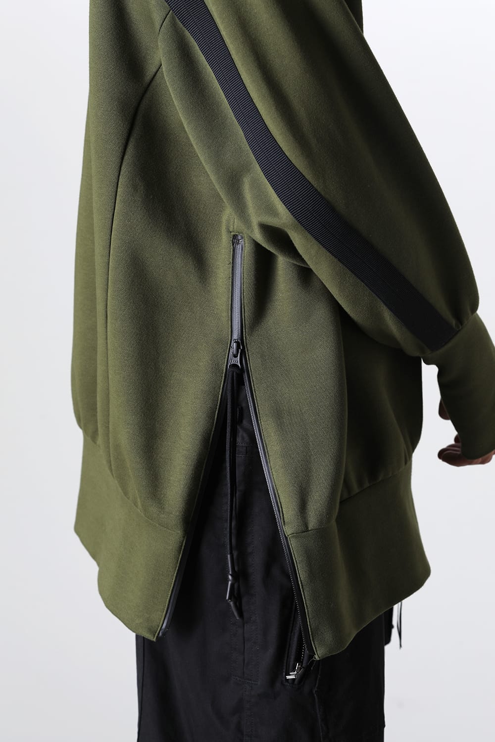 ライン プルオーバージャージー カーキ