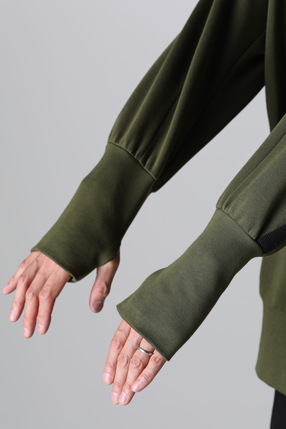 ライン プルオーバージャージー カーキ