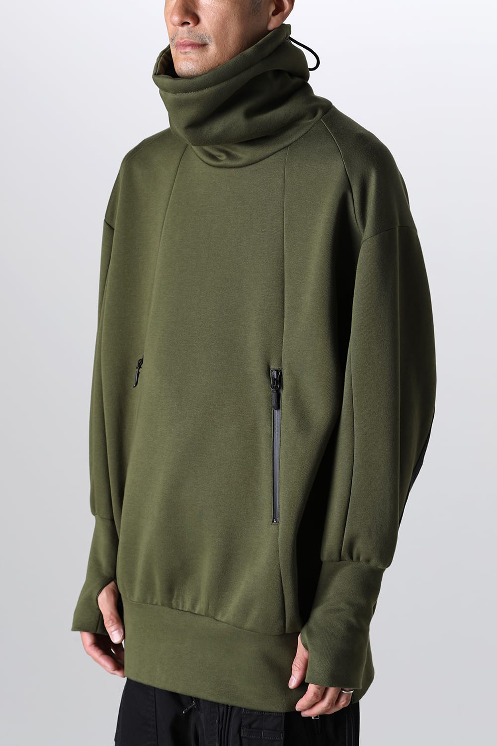 ライン プルオーバージャージー カーキ