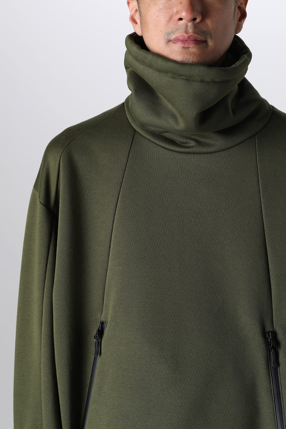 ライン プルオーバージャージー カーキ