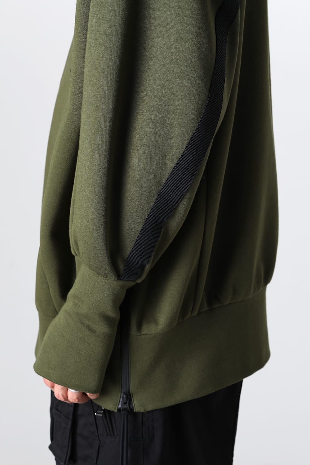 ライン プルオーバージャージー カーキ