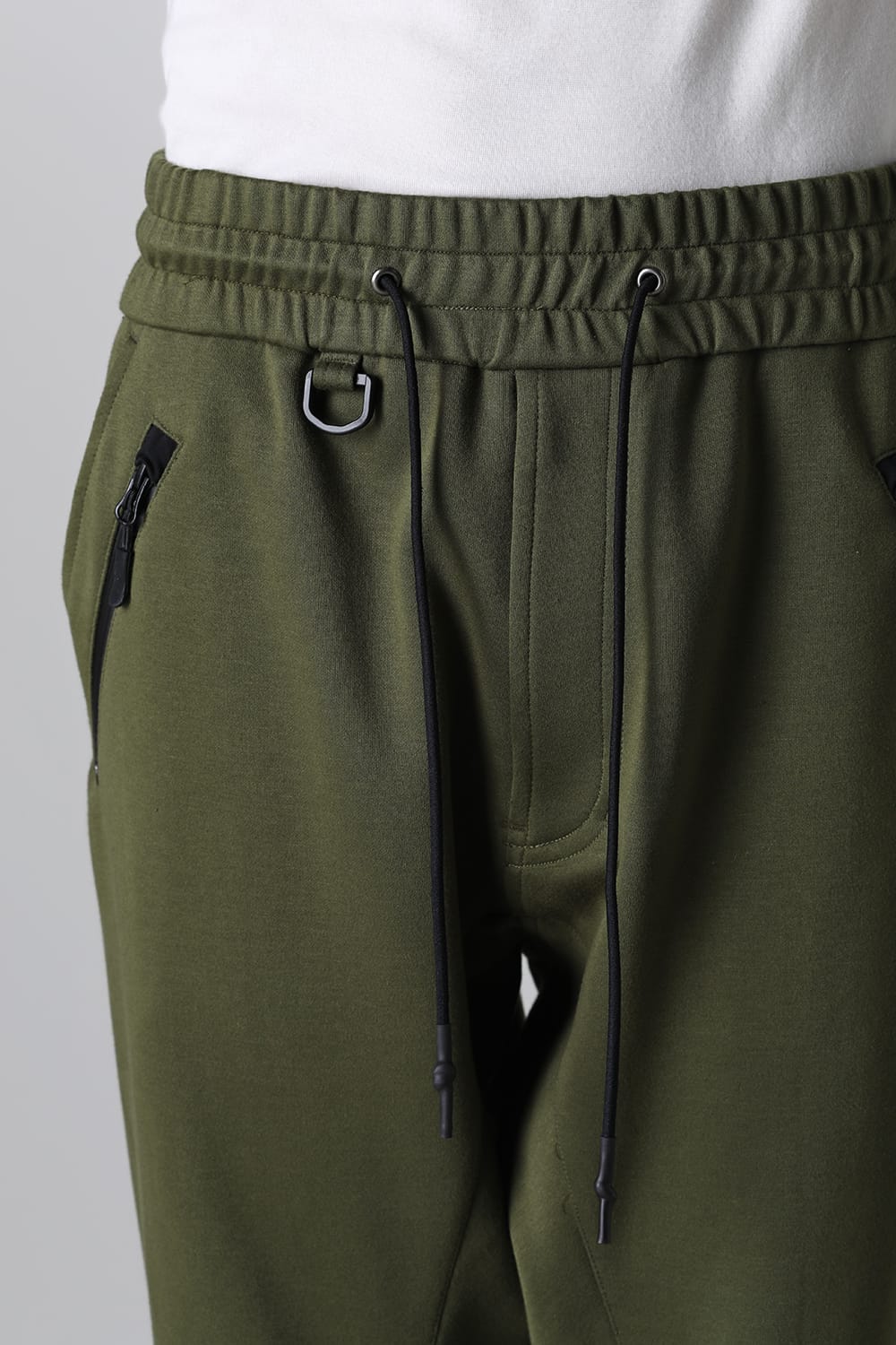 ライン ジャージーパンツ カーキ