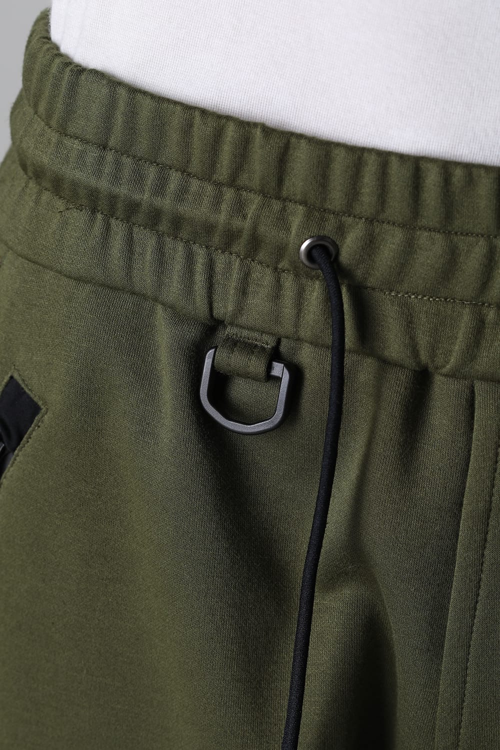 ライン ジャージーパンツ カーキ