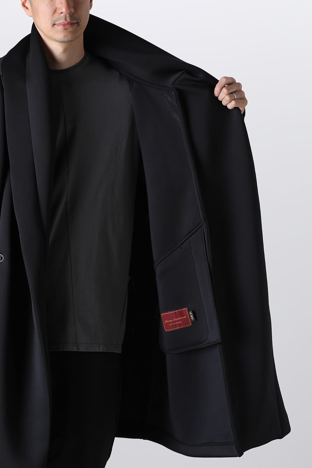 Wrap Jersey Coat