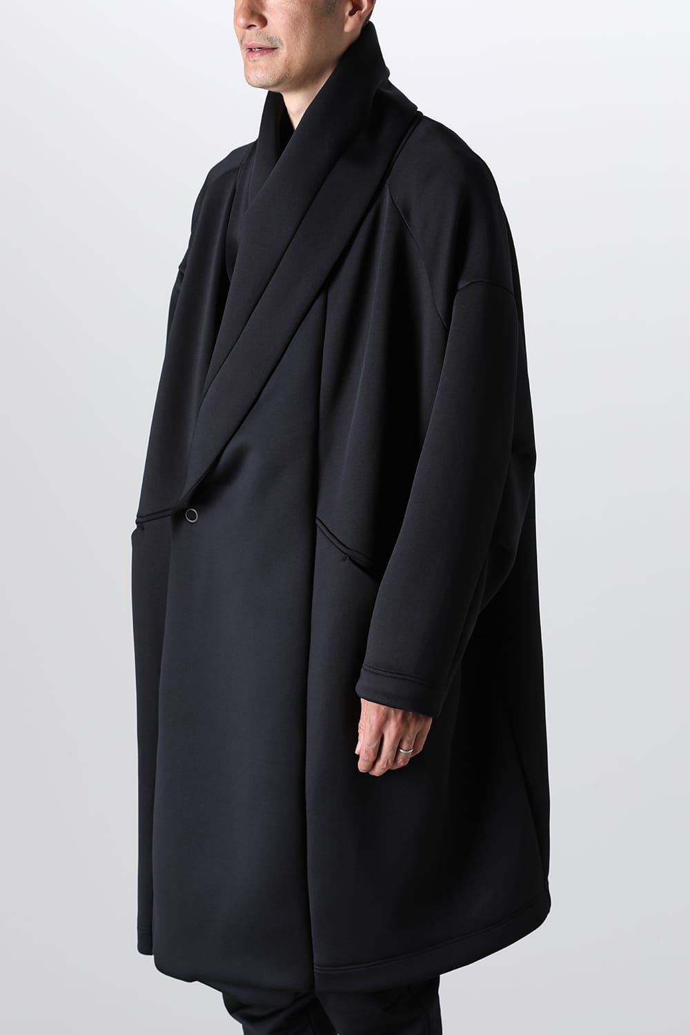 Wrap Jersey Coat