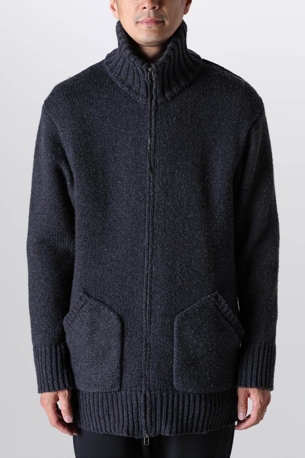 ドライバーズニット チャコールグレー