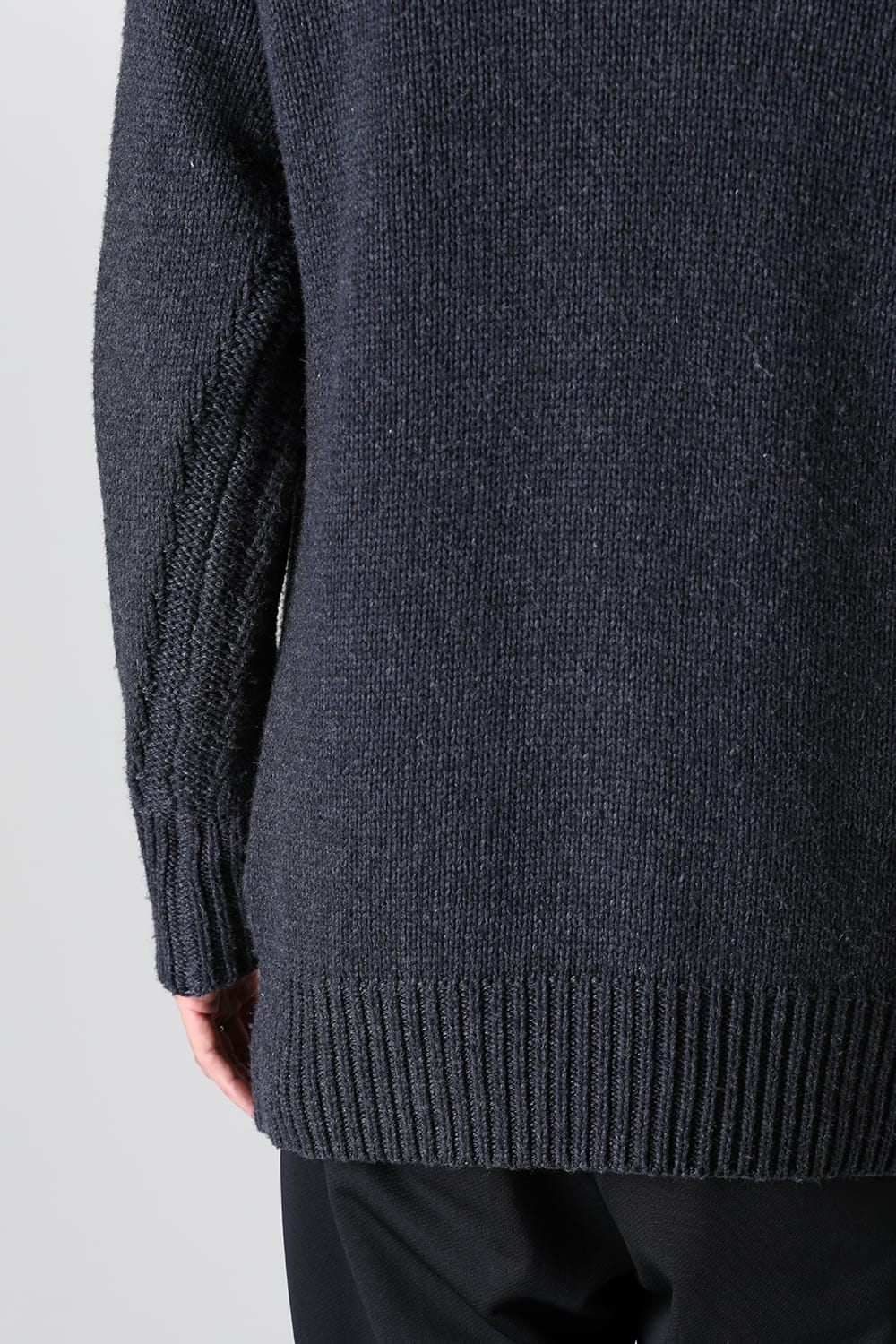 ドライバーズニット チャコールグレー