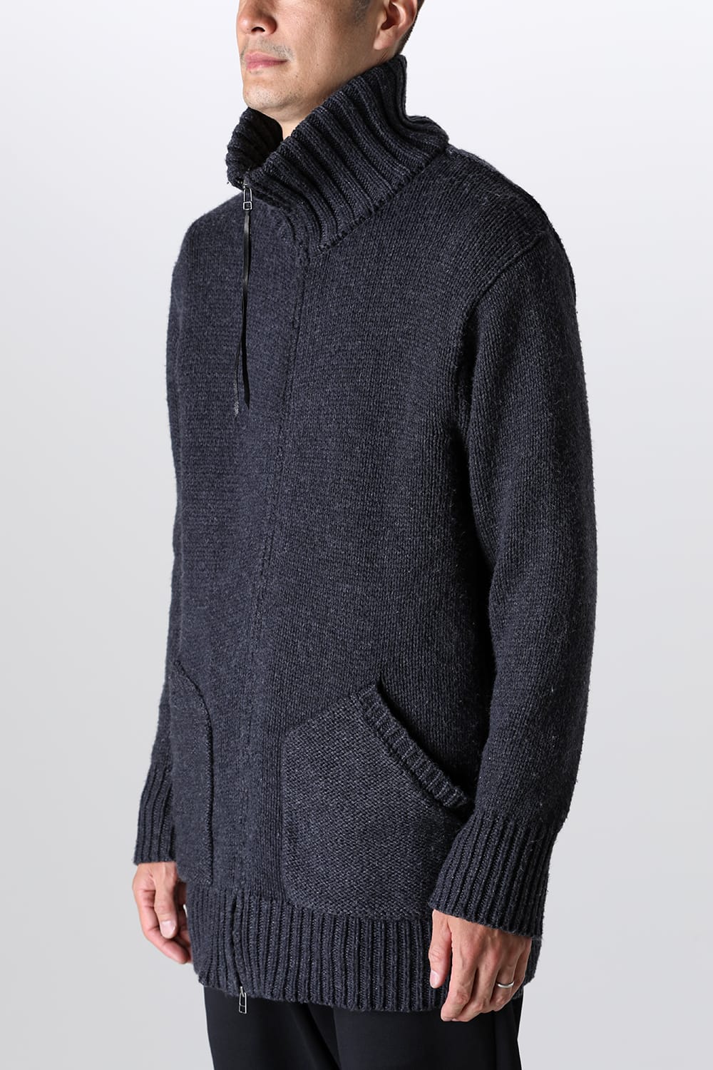 ドライバーズニット チャコールグレー