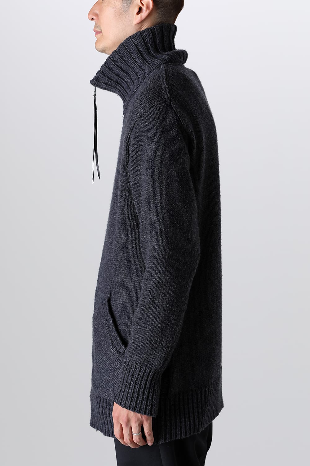 ドライバーズニット チャコールグレー