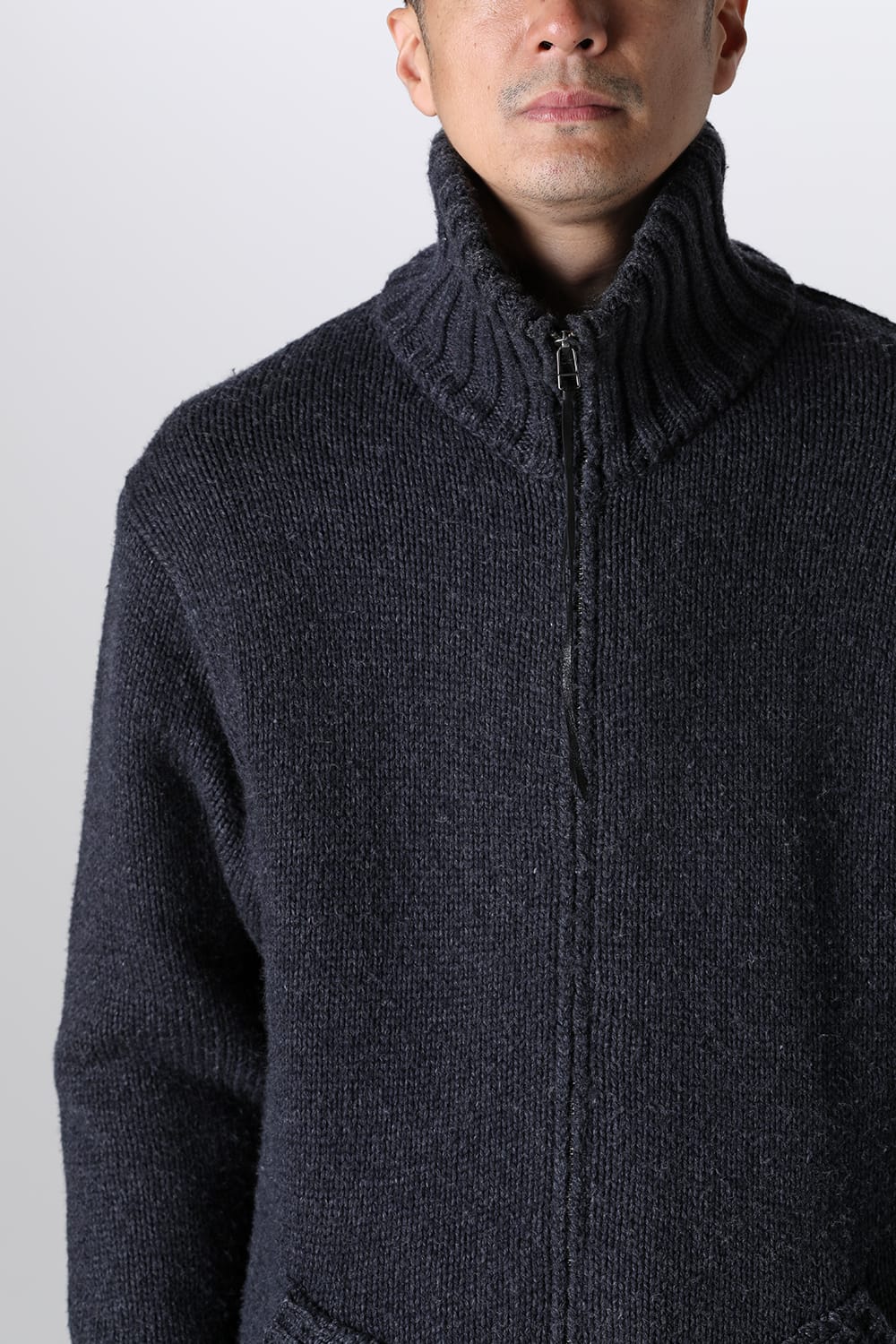 ドライバーズニット チャコールグレー