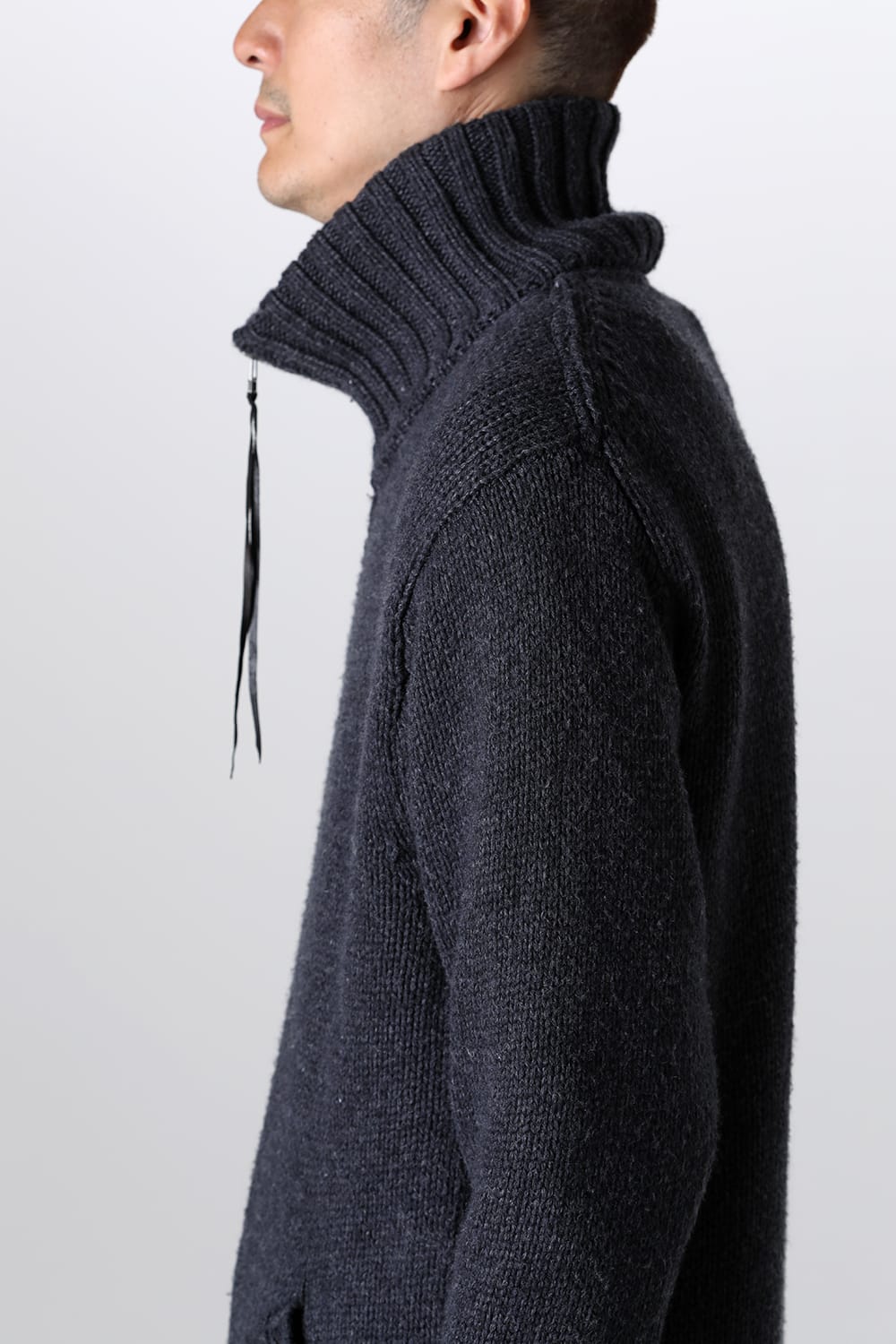 ドライバーズニット チャコールグレー