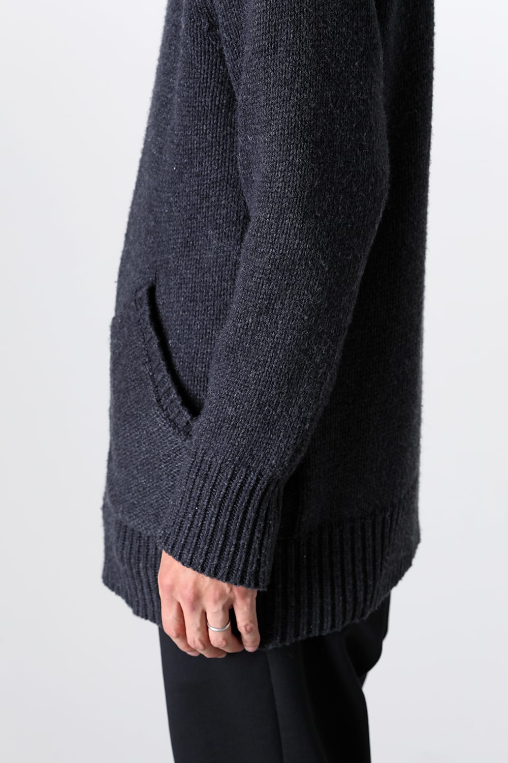 ドライバーズニット チャコールグレー