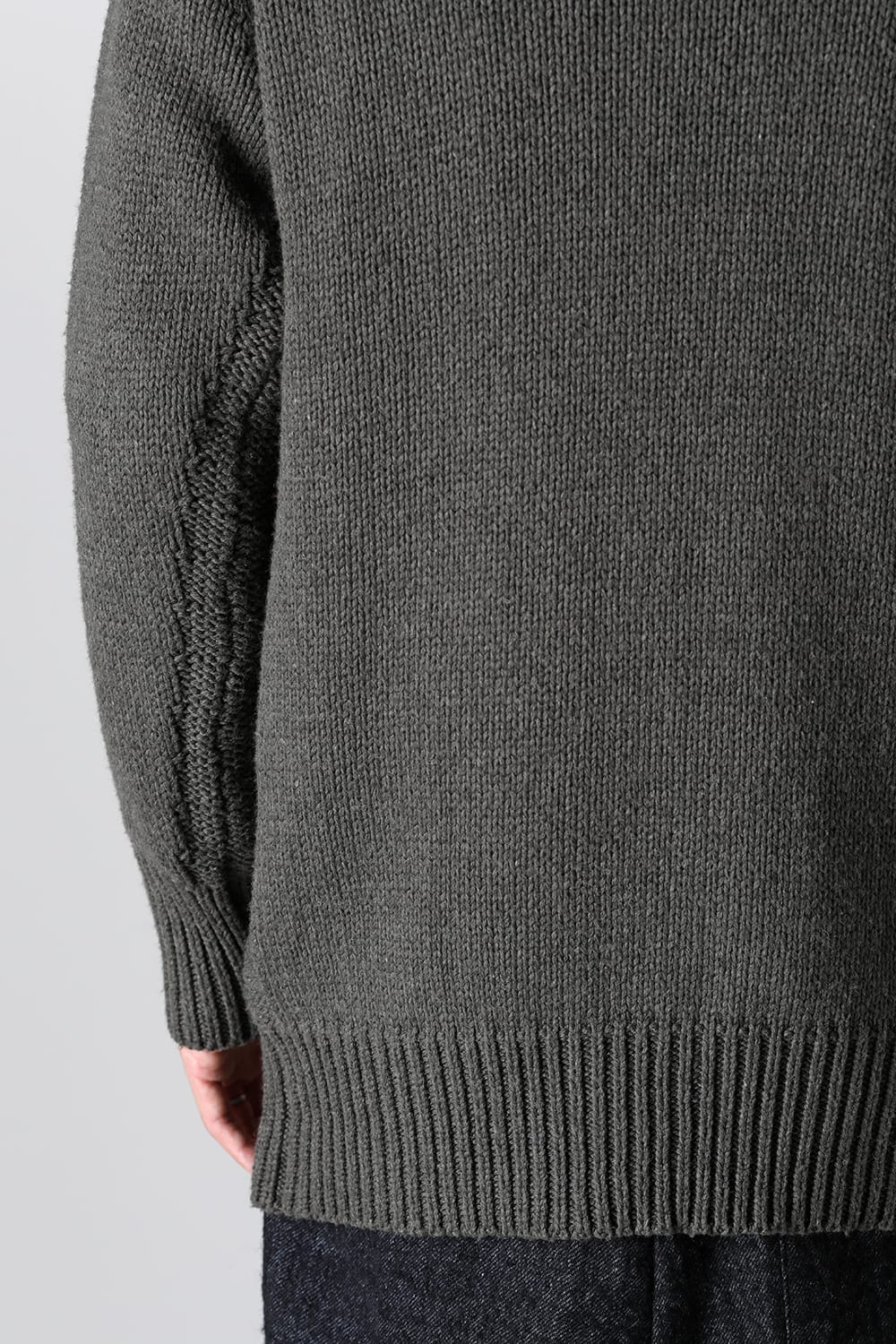 ドライバーズニット カーキ