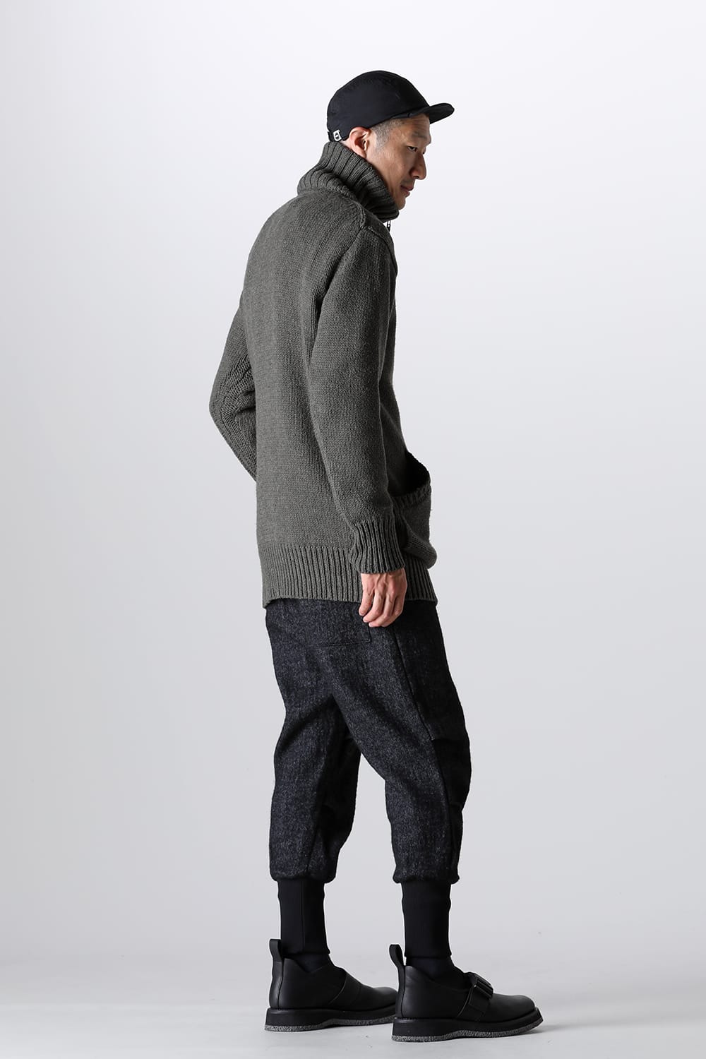 ドライバーズニット カーキ