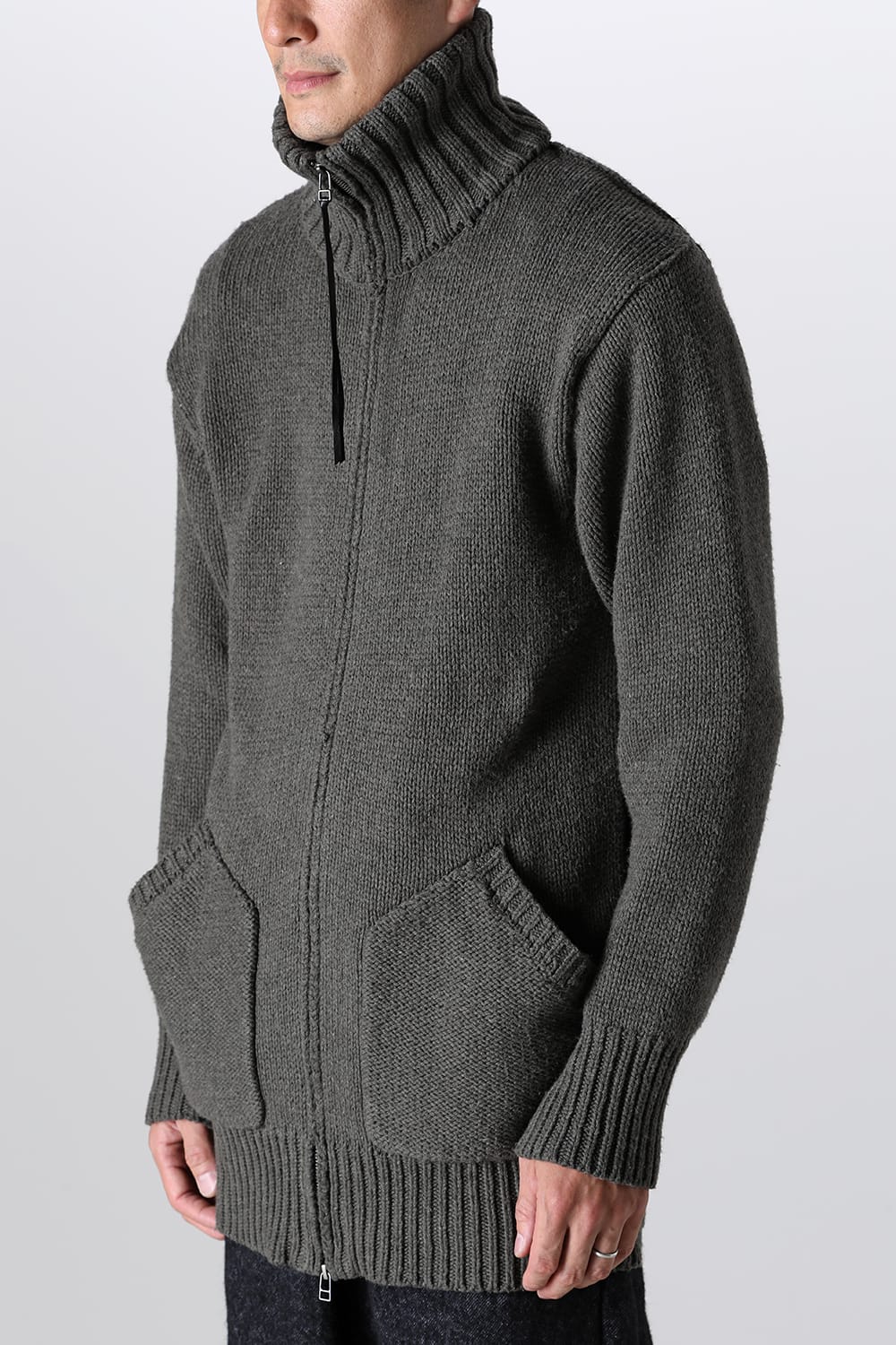 ドライバーズニット カーキ